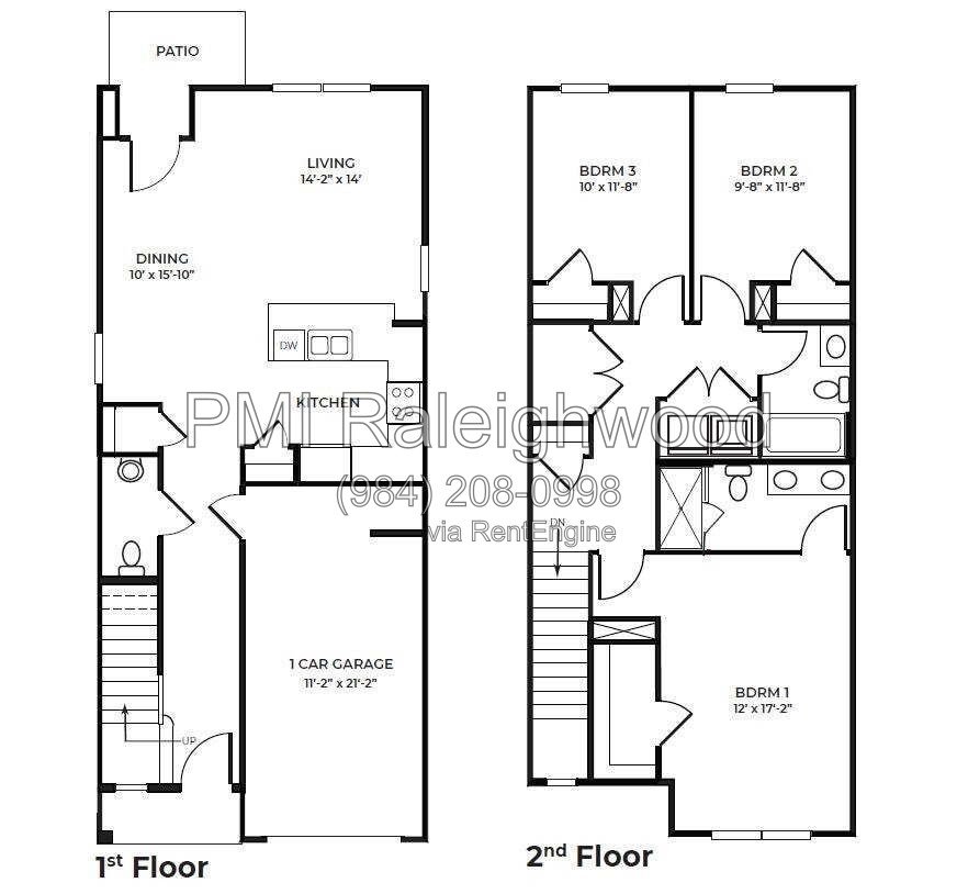 Modern & Stylish Corner Unit 3BR Corner Townhome with Garage, Kitchen Island, Luxury Primary Suite, Smart Home Features, backyard & Open-Concept Living property image