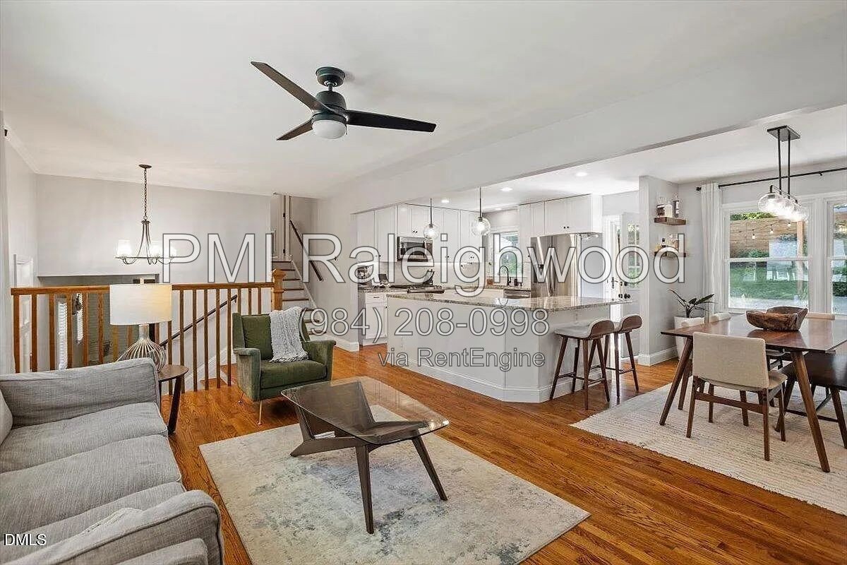 North Hills / Midtown Raleigh – Updated 3BR/2.5BA Home with Fenced Backyard & Multiple Living Spaces property image