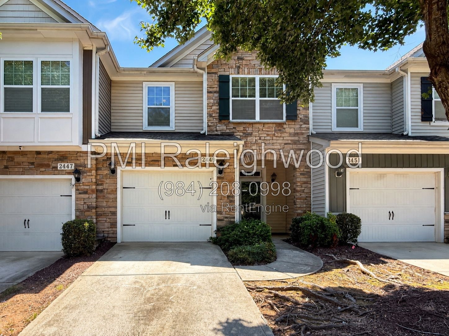 Spacious 3BR Townhome for Rent in Silver Lake Bluffs | Screened Porch, Fresh Paint and New Carpet, Pool, Lake, Fireplace & Convenient Raleigh Location property image