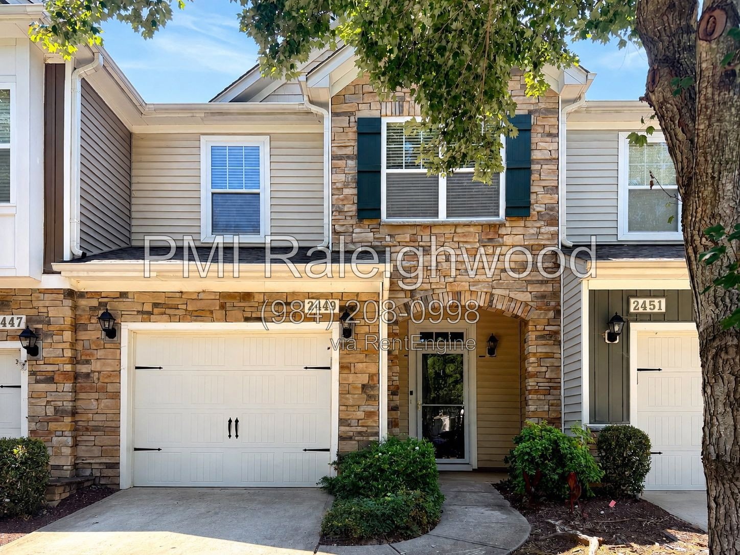 Spacious 3BR Townhome for Rent in Silver Lake Bluffs | Screened Porch, Fresh Paint and New Carpet, Pool, Lake, Fireplace & Convenient Raleigh Location property image