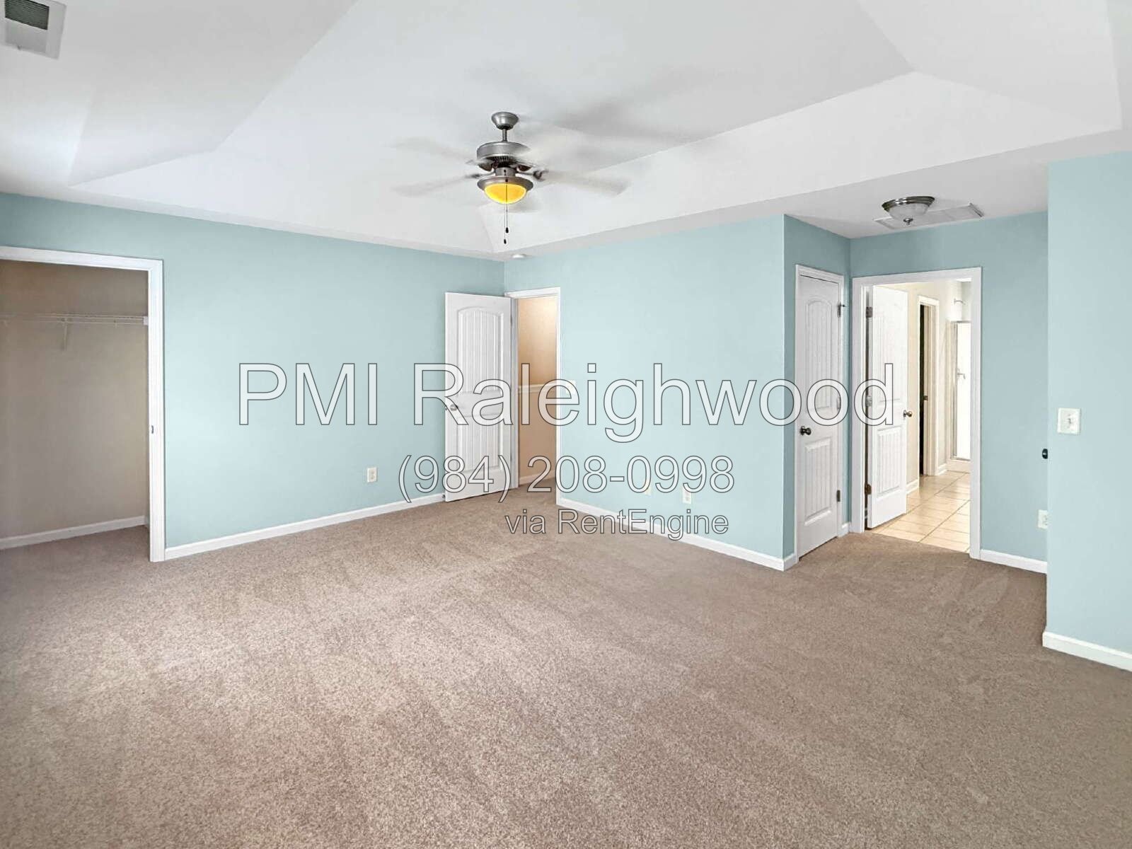 Spacious 3BR Townhome for Rent in Silver Lake Bluffs | Screened Porch, Fresh Paint and New Carpet, Pool, Lake, Fireplace & Convenient Raleigh Location property image