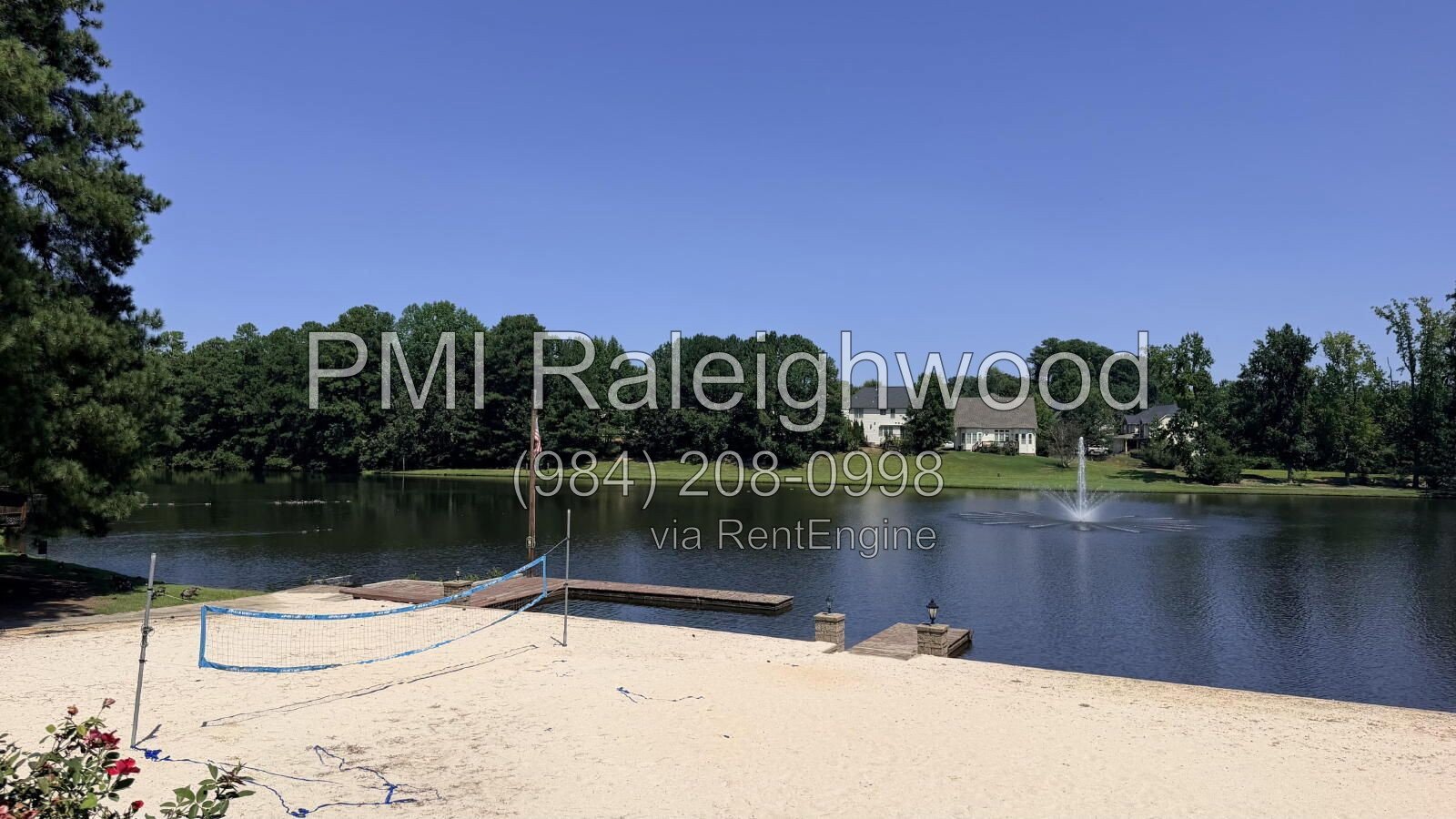 Spacious 3BR Townhome for Rent in Silver Lake Bluffs | Screened Porch, Fresh Paint and New Carpet, Pool, Lake, Fireplace & Convenient Raleigh Location property image