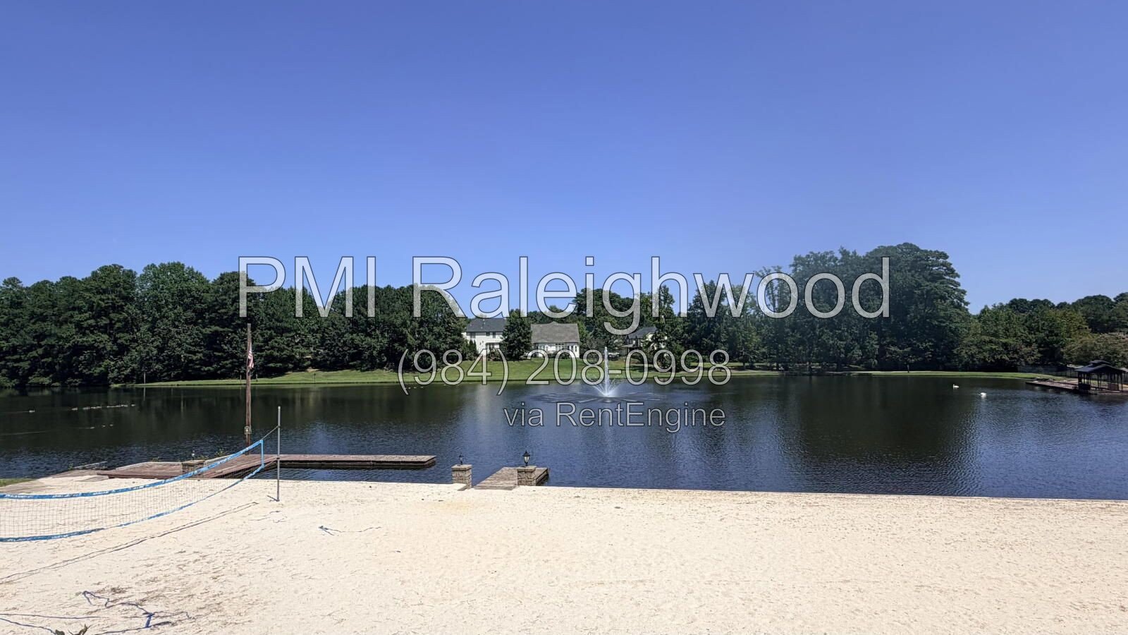 Spacious 3BR Townhome for Rent in Silver Lake Bluffs | Screened Porch, Fresh Paint and New Carpet, Pool, Lake, Fireplace & Convenient Raleigh Location property image