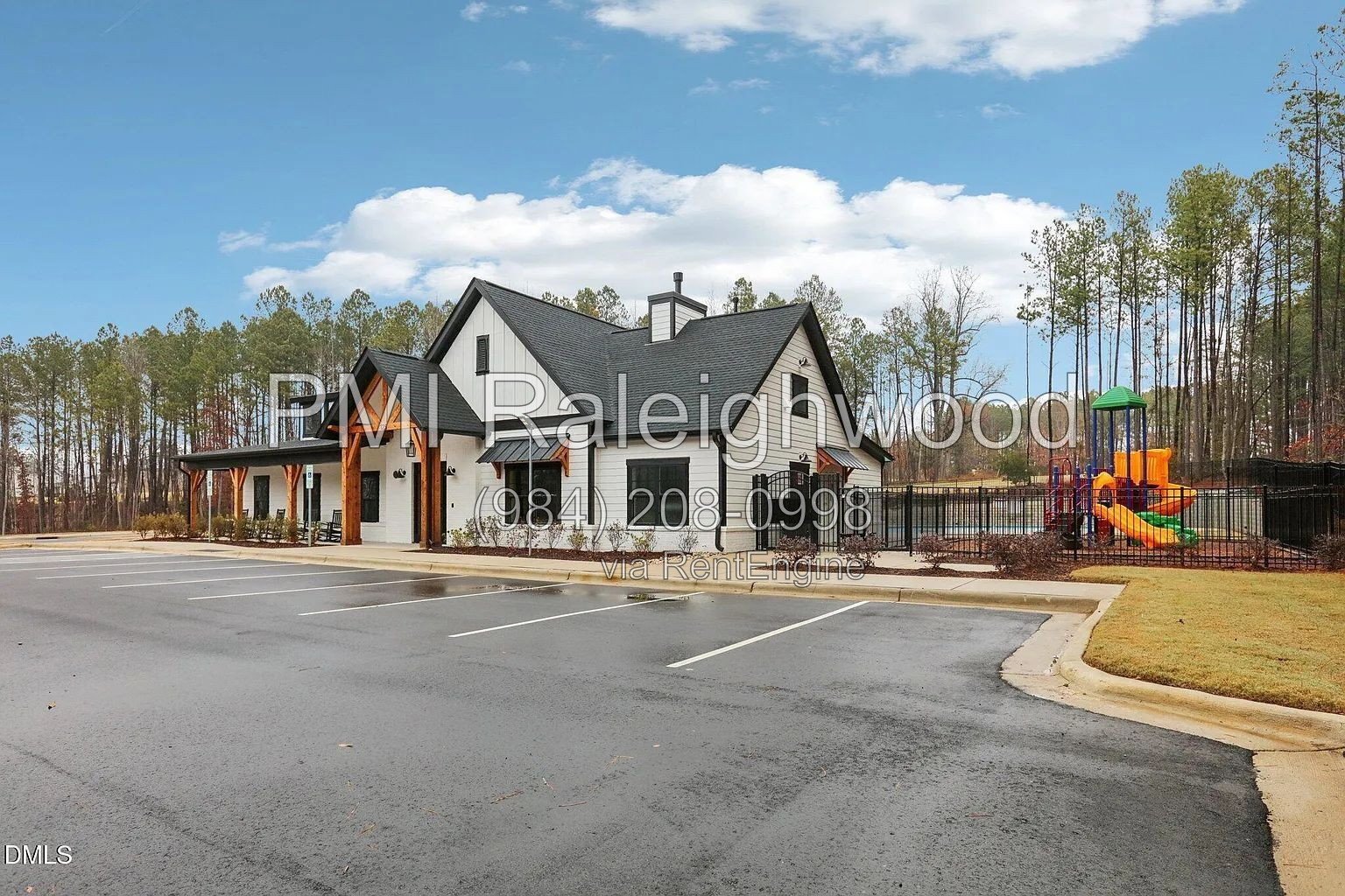 Spacious 5-bedroom home in Garner featuring a dedicated study room and a convenient first-floor bedroom. Enjoy open-concept living, modern functionality, and resort-style community amenities property image