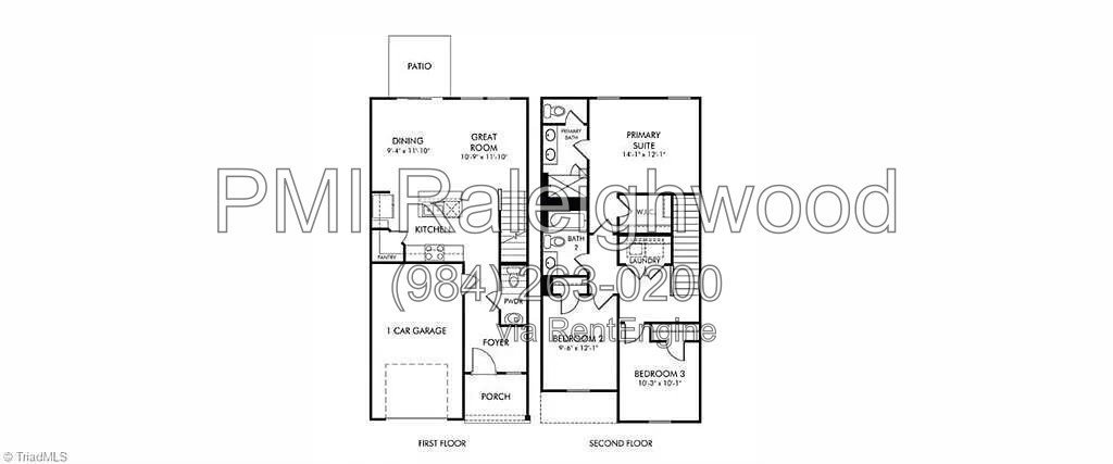 Brand-New 3BR Energy-Efficient Townhome with Open-Concept Living & Private Rear Patio near I-40, Tanger Outlets & Downtown Graham property image