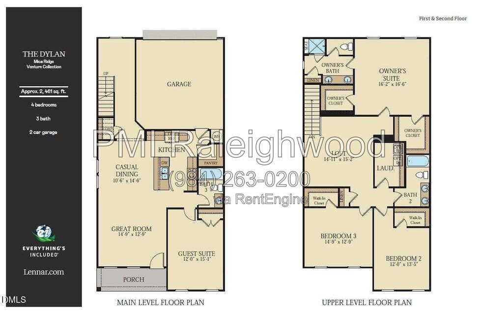 Spacious 4BR corner townhome with open living, modern kitchen, loft, primary suite, 2-car garage & main-floor bedroom/full bath. Community amenities: pool, playground & dog park. property image