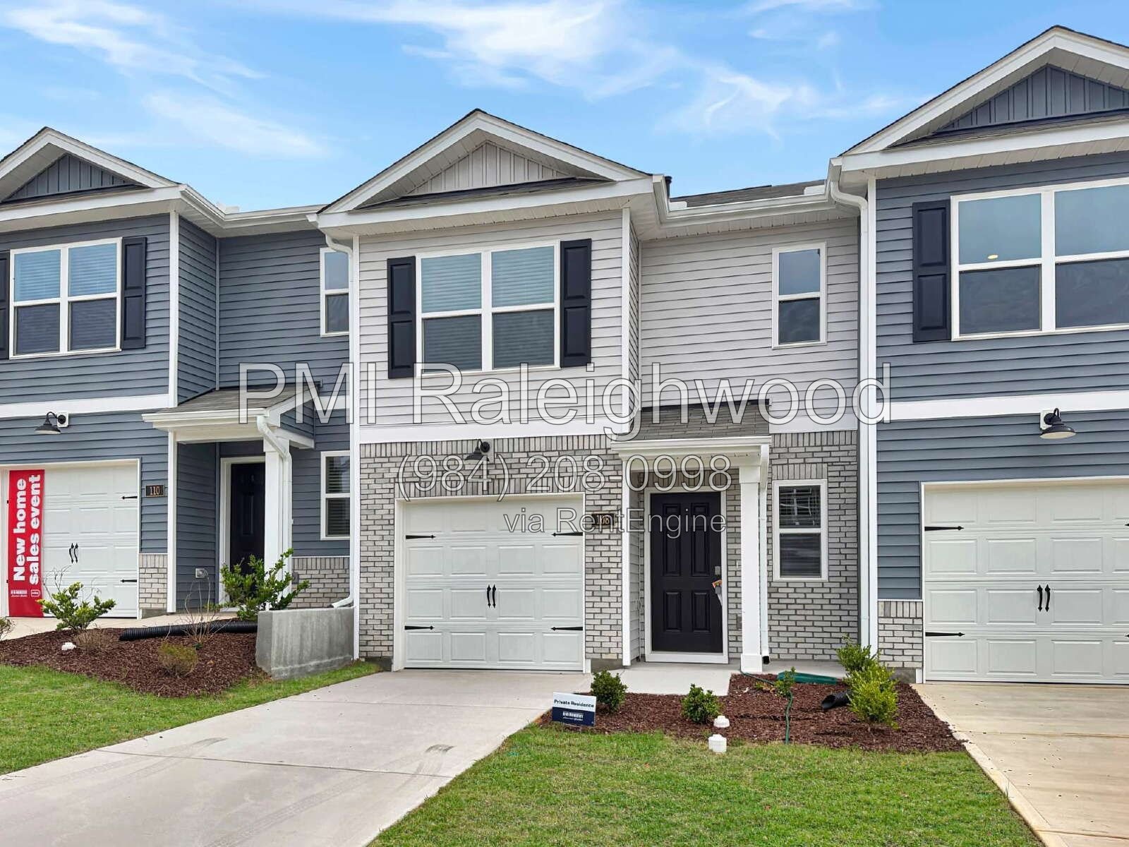Beautiful Brand New 3BR Townhome with Eat-in-kitchen, Quartz Countertops, Open Floor Plan, Community Pool, Club house, Pickleball and Basketball Court in Prime Sanford Location property image